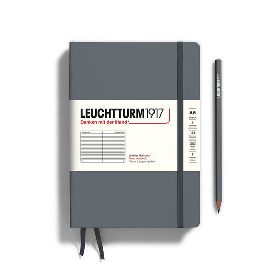 Leuchtturm1917 Hardcover Notebook A5 - 10 Colors - Lined or Blank